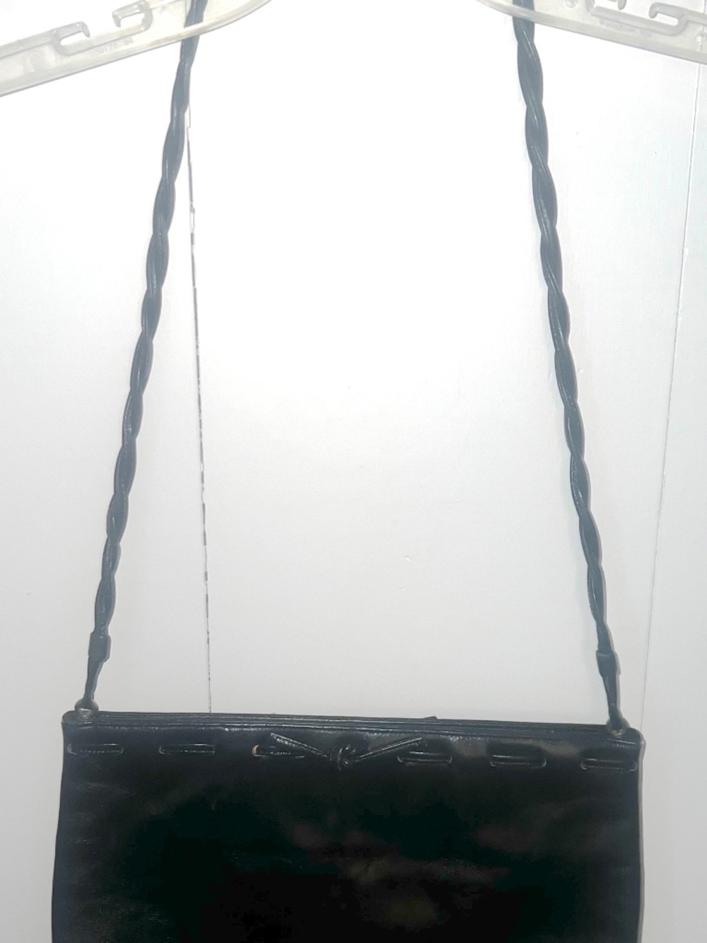 Ruth Saltz Vintage Black Leather Purse